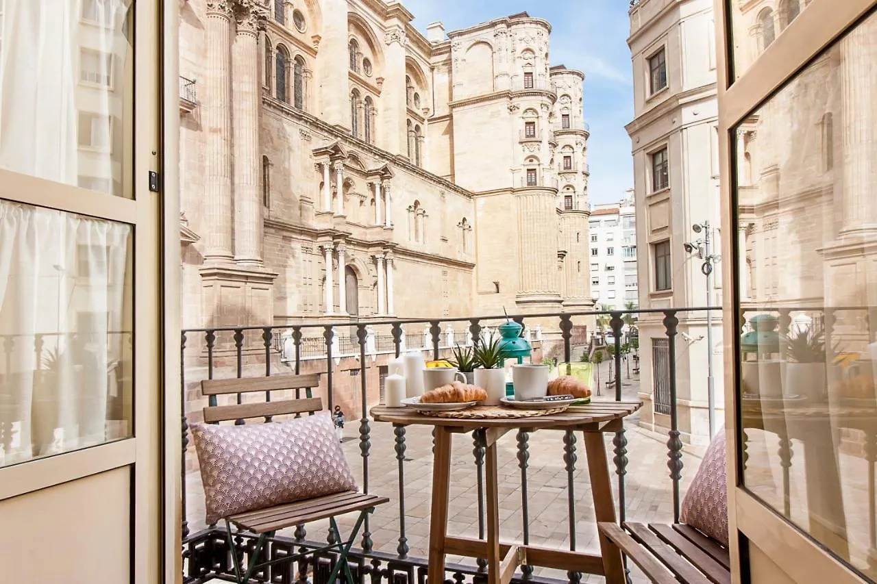 Malaga Center Flat Cathedral location